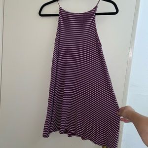 Halter top size S flowy sleeveless T-shirt dress